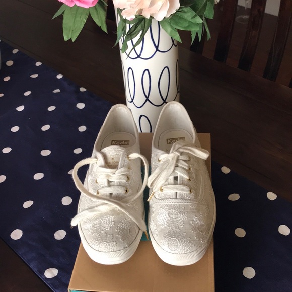kate spade Shoes - Kate Spade ♠️ white Ked sneakers
